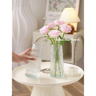 Lọ hoa thủy tinh da ếch decor cao cấp