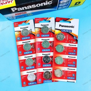 Panasonic pin cúc lithium 3v cr2016/2025/2032 và1220.