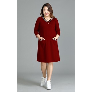 Đầm Suông - Chất Mango Co giãn đẹp - Mát - MST 0091