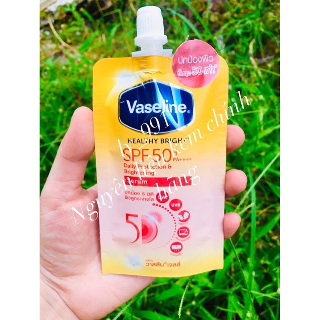 Serum dưỡng thể Vaseline 50x Thái Lan trắng da chống nắng 30ml
