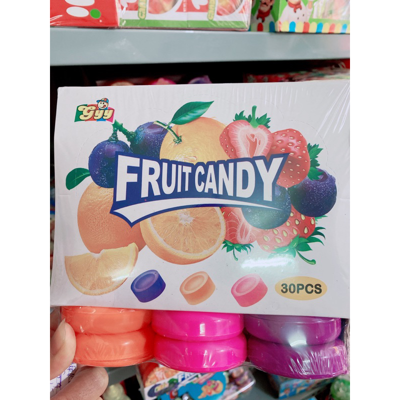 Sỉ khay 30 lọ kẹo xê trái cây