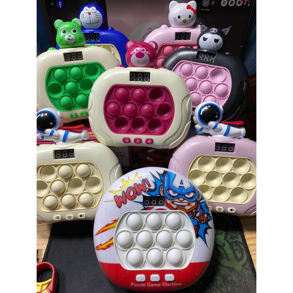 Bộ Đồ chơi Pop it Thế Hệ Mới - Máy Điện Tử Chơi Game Pop it Có Màn Hình Led Giải Trí Nhiều Cấp Độ bản mới nhất 2023