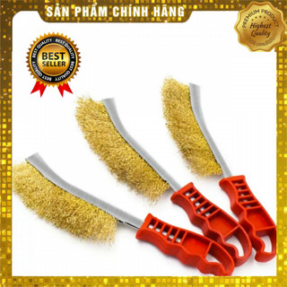 Bàn chải đánh rỉ cán nhựa đỏ 230mm - bàn chải sắt vệ sinh cọ rỉ - rẻ bền đẹp