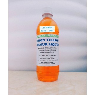 Nước Phẩm Màu Vàng Chanh Lemon Yellow Colour Liquid