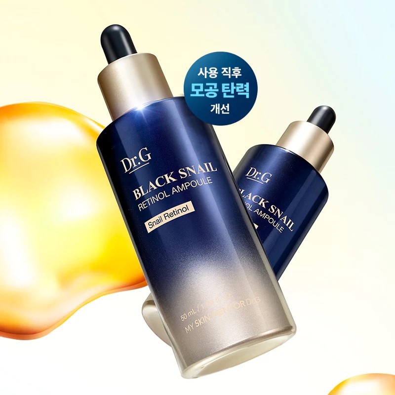 Serum tinh chất Ốc sên RETINOL CHỐNG LÃO HÓA DR.G DR G BLACK SNAIL RETINOL AMPOULE