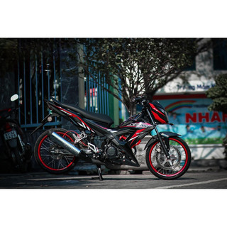 Tem rời sonic zin 150R full đen phối đỏ trắng