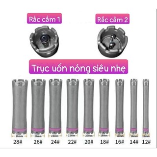 Combo 10 Cái Trục Dài siêu nhẹ của Máy Uốn Tóc 24V, trục Uốn Setting, xương uốn nóng.