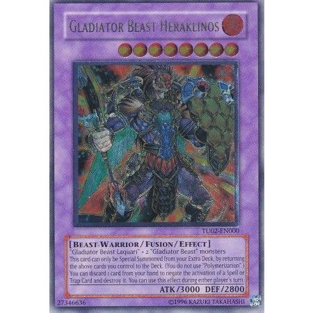 Thẻ bài Yugioh Gladiator Beast Heraklinos - TU02-EN000 - Ultimate Rare