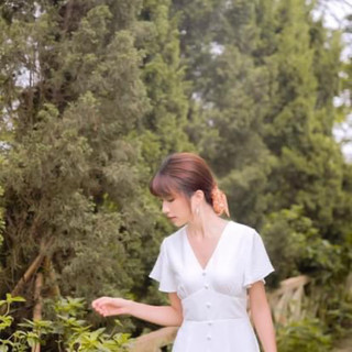 Thanh lý váy trắng Min design size S