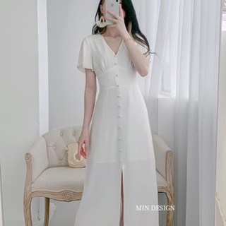 Thanh lý váy trắng Min design size S