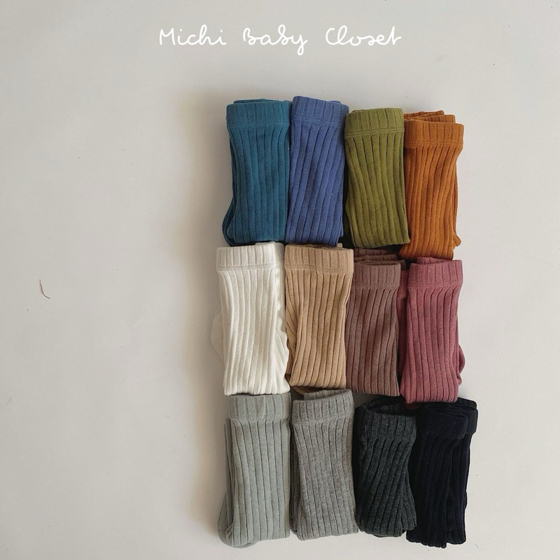 Quần Tất Len Gân Phong Cách Hàn Quốc Chất Cgo Bé Mềm Mịn Co Giãn Cực Thoải Mái - MICHI BABY CLOSET