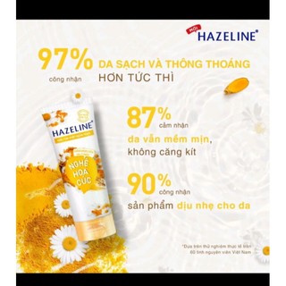 Sữa rửa mặt ngừa mụn Hazeline nghệ hoa cúc 50g