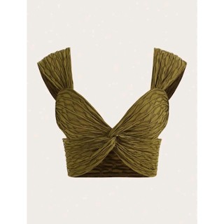 Lician top - áo croptop hai dây bản to đan chéo cá tính y2k