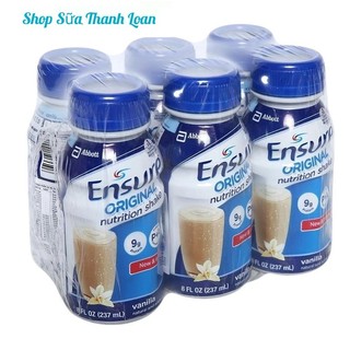[HSD T10-2025] Lốc 6 Chai Sữa nước Ensure Original Vani (237ml).
