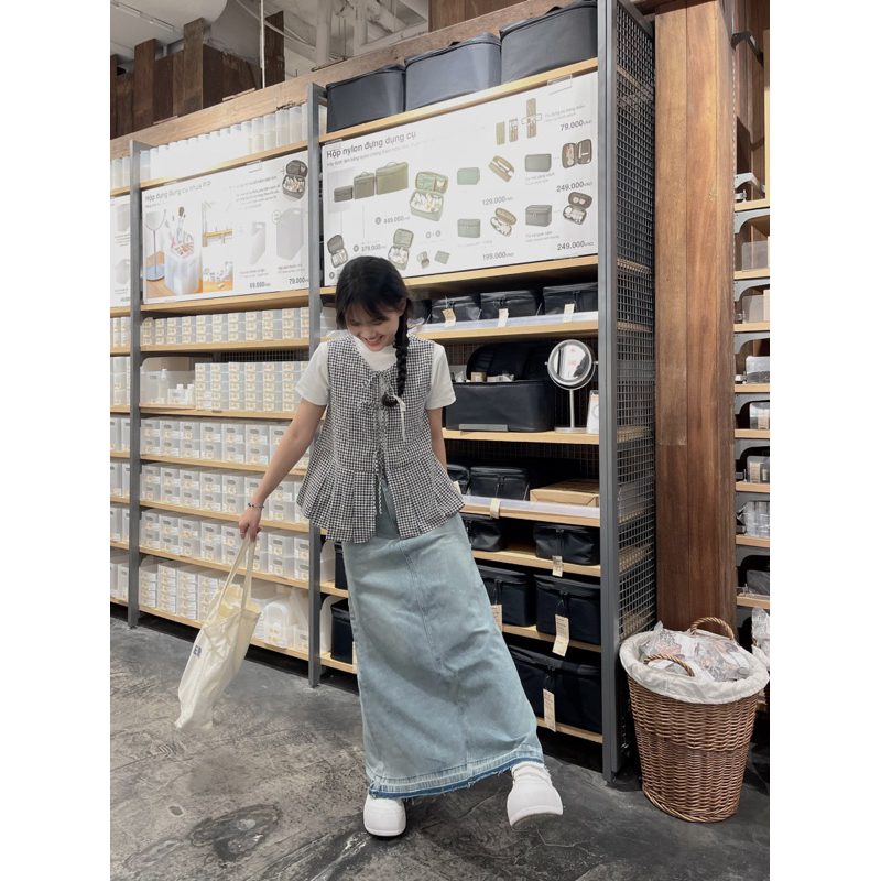 Áo kiểu cột nơ Tiny 18made ✿ 𝐁𝐲 𝐄𝐢𝐠𝐡𝐭𝐞𝐞𝐧 𝐀𝐠𝐚𝐢𝐧