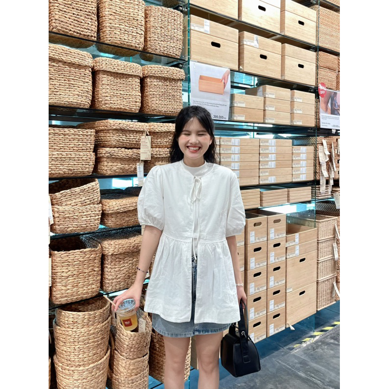 Áo babydoll Yuki 18made ✿ 𝐁𝐲 𝐄𝐢𝐠𝐡𝐭𝐞𝐞𝐧 𝐀𝐠𝐚𝐢𝐧