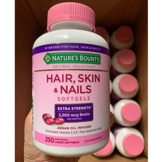 Viên uống Nature’s Bounty Hair, Skin & Nails giúp đẹp da chắc tóc hộp 250 viên - Kani