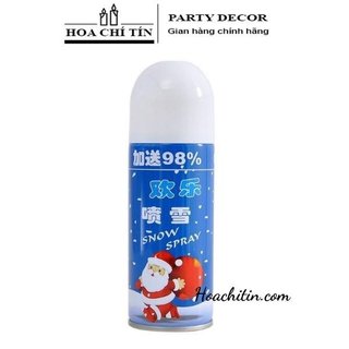 Bình xịt tuyết không tan trang trí giáng sinh Noel