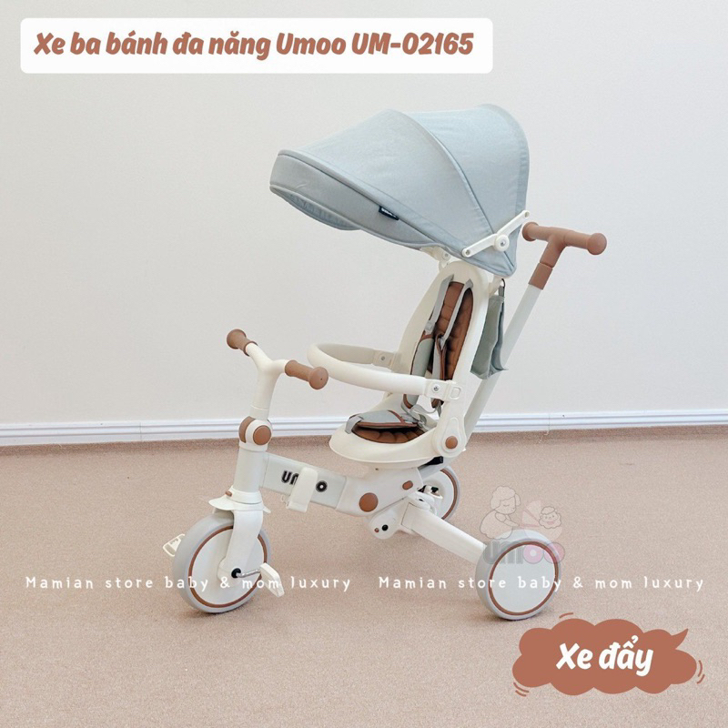Xe đẩy 3 trong 1 Umoo (Xe đẩy, Xe đạp, Xe chòi)