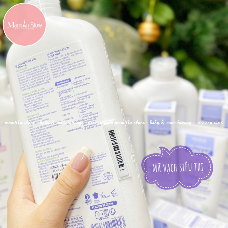 Jonzac Kem thay tã, kem dưỡng, kem tái tạo da, nước làm sạch đa năng Jonzac