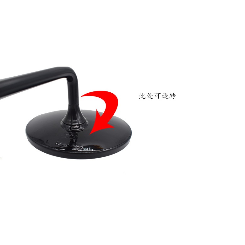 Gương tròn lắp xe tay ga mô tô chân 8mm-10mm