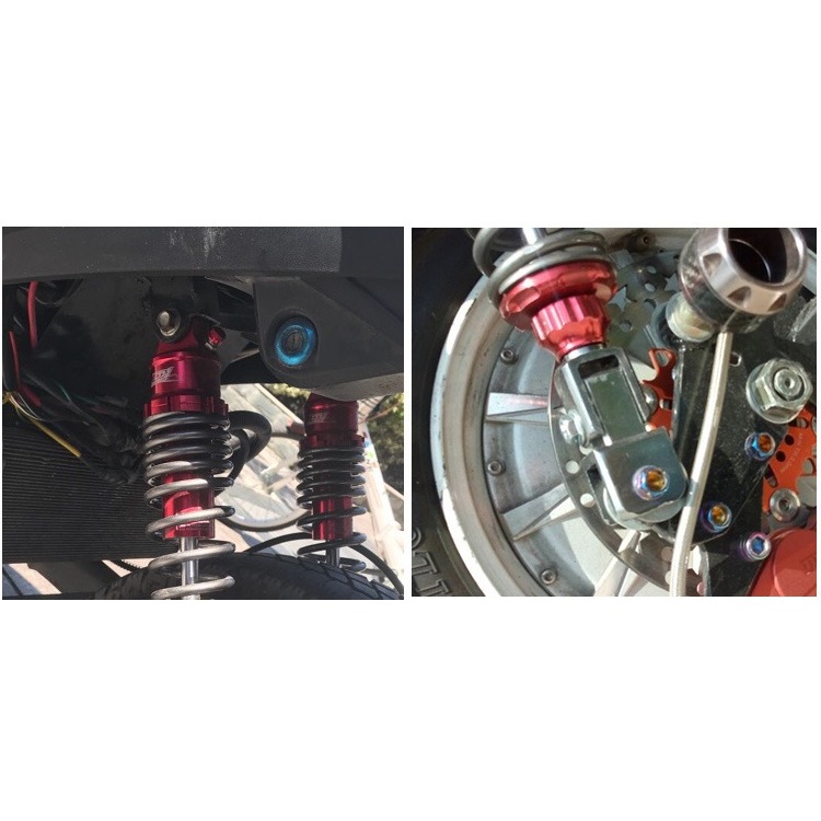 Pat nhôm CNC nâng phuột xe tay ga Airblade Lead Vision PCX loại cao cấp 5cm 6cm