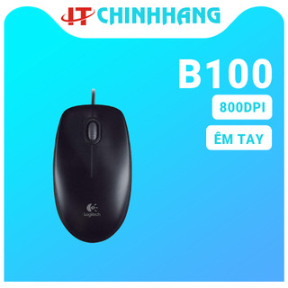 Chuột Có Dây Logitech B100 - Hàng Chính Hãng