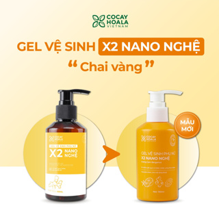 Dung Dịch Vệ Sinh Phụ Nữ X2 Nano Nghệ Đào Cỏ Cây Hoa Lá Giúp Se Khít Vùng