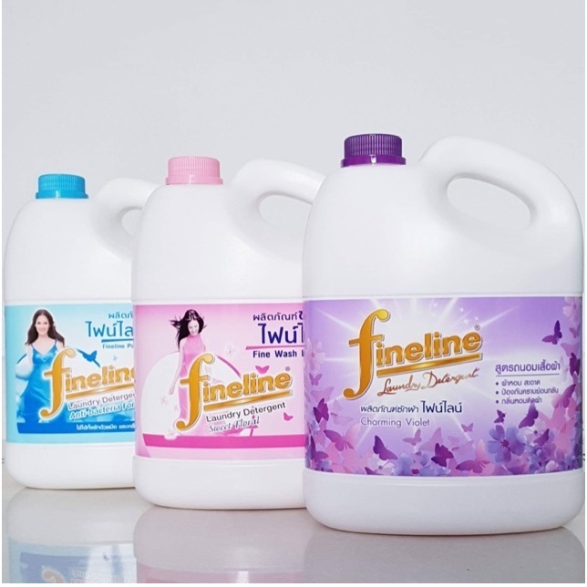 Nước giặt Fineline Thái Lan Can 3000ml  - nước giặt xả quần áo chính hãng Công ty Đại Thịnh,...