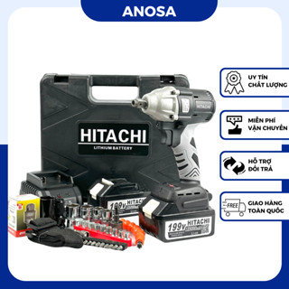 Máy siết bulong Hitachi 199v, Máy bắn bulong Động cơ không chổi than Đầu bulong 2 trong 1