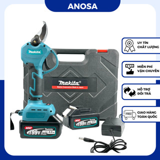 Máy cắt tỉa cành dùng pin Makita, kéo cắt cành cây động cơ không chổi than siêu khỏe cho nghề làm vườn cây cảnh