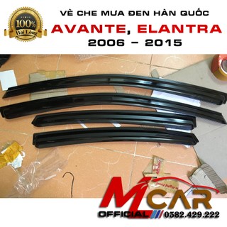 Vè che mưa xe #elantra/ #avante 2006 2007 2008 2009 2010-2011-2012-2013-2014-2015 - 4 chi tiết - chính hãng auto clover
