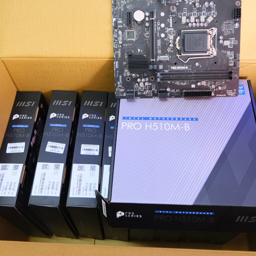 THÙNG 10 Mainboard MSI H510M B | Giá Siêu Tốt | CHÍNH HÃNG 36T