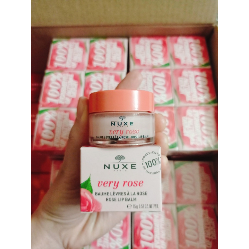 Dưỡng môi NUXE VERY ROSE Pháp mềm mại 15g