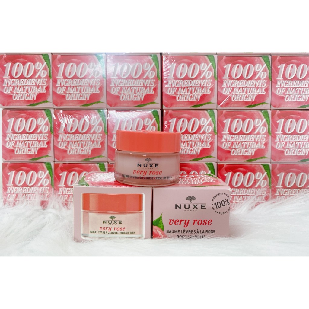 Dưỡng môi NUXE VERY ROSE Pháp mềm mại 15g