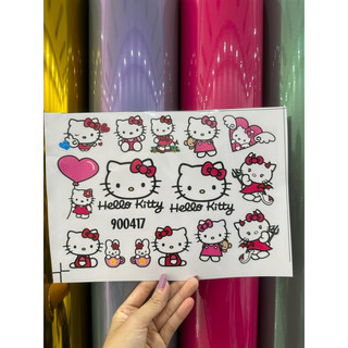 Logo Hello Kitty siêu cute. Tem 3 lớp chống nước , chống bay màu 900417