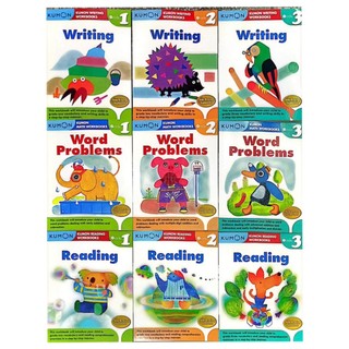 Bộ Sách - Bộ Tiếng Anh Kumon Reading, Word Problems, Writing