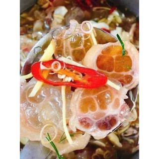Vo bò ngâm chua ngọt sả tắc hộp 1kg đã tính nước