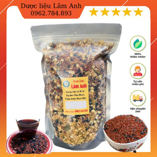 100gr Trà gạo lứt, đậu đen , hoa nhài rang tay detox