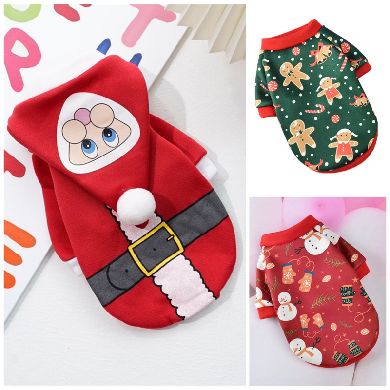 Áo nỉ noel cho pet