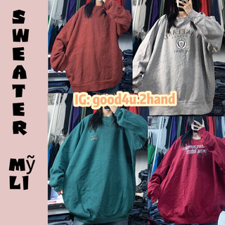 ÁO SWEATER MỸ,HÀN SECONDHAND ( Mẫu M6 )