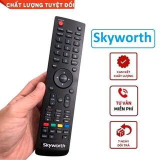 Điều khiển tivi skyworth TV 3D Hàng chính hãng, remote skyworth tivi smart bản to, Hàng mới 100%, tặng kèm pin