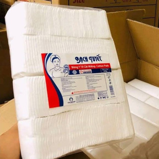 Bông gòn bạch tuyết cắt miếng 0.5kg , dùng cho các spa và thẩm mỹ viện phun xăm thẩm mỹ