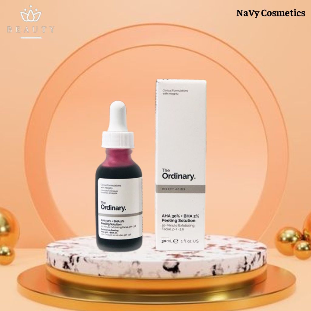 Serum tẩy da chết The Ordinary AHA 30% BHA 2% Peeling Solution giảm mụn ,giảm thâm ,tái tạo da mới .