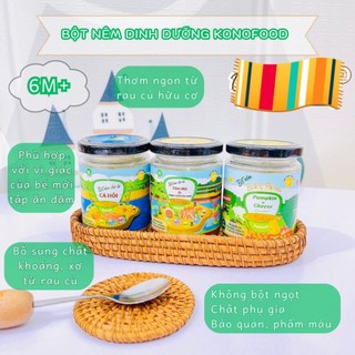 Hạt nêm Dinh Dưỡng Konofood cho bé ăn dặm từ 6 tháng