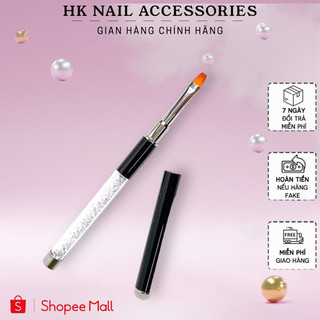 Cọ đắp gel, cọ vẽ bản cán đá hk nail accessories