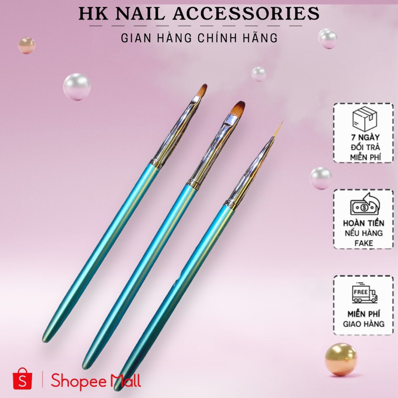 Set 3 cọ dingxi HK NAI ACCESSORIES cao cấp