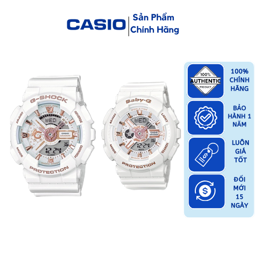 Đồng hồ Cặp G-Shock / Baby-G Casio (Nam/Nữ) - Dây Nhựa LOV-14A-7 - Hàng chính hãng