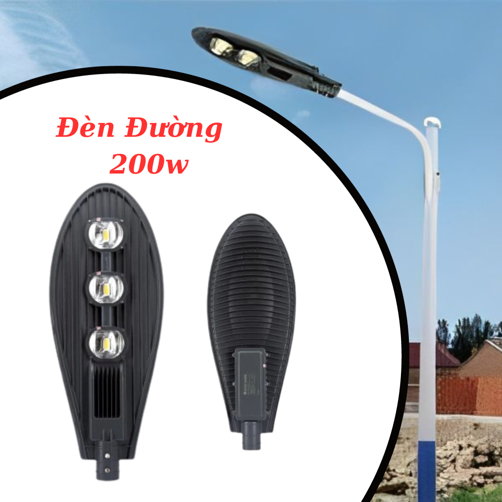 Đèn đường rạng đông , đèn đường lá rạng đông CSD02 200w rạng đông