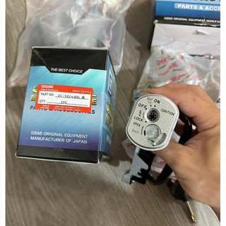 Ổ khoá 8 cạnh kèm khoá yên cho xe Future Neo Fi/ Future X Fi/ Future Led made in Japan